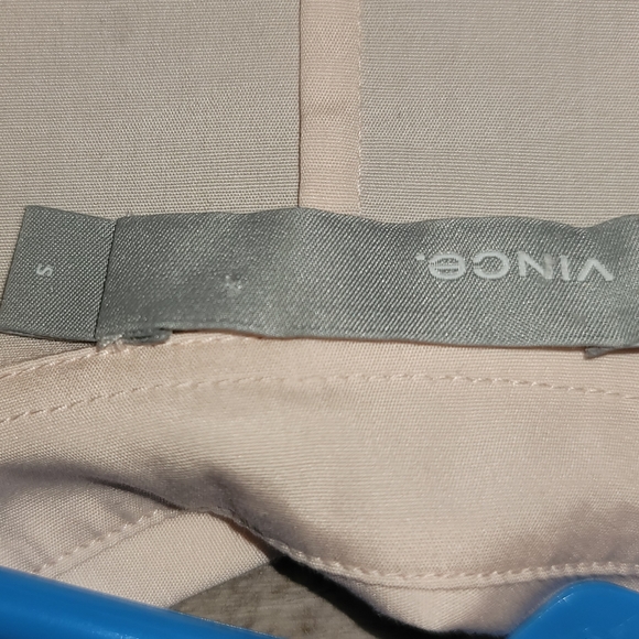 NWT! VINCE PALE PINK SIZE S LONG SLEEVE LIGHTWT 100% COTT BLOUSE - Perfect Cond - Picture 4 of 8